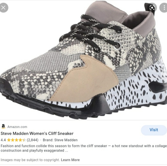 Copycat Steve Madden Wedge Sneakers - Picture 2 of 2